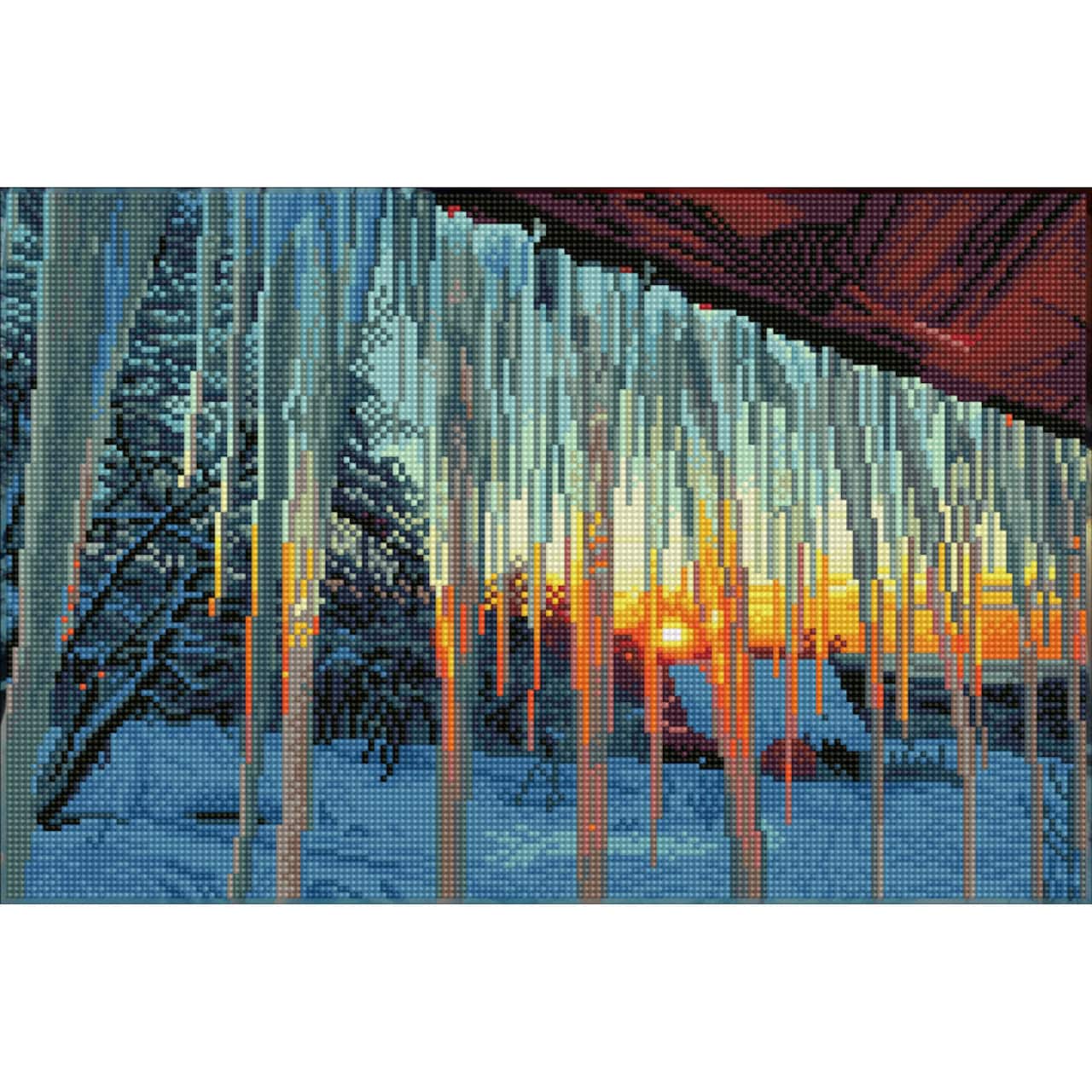 Diamond Dotz® Frosty Morn Diamond Painting Artwork Kit